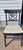 Set of 4 Black wood/white seat Louis Rastetter & Sons Co. Solid Kumfort chairs. Probably purchased in the 1940s, the...