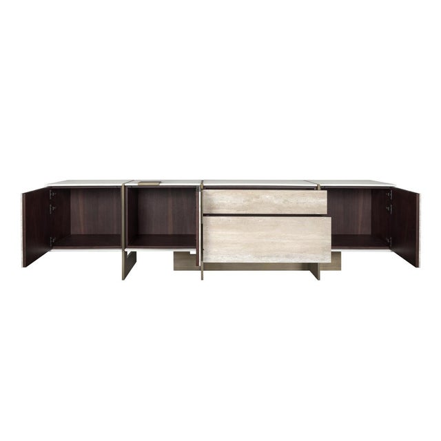 Contemporary Coloma TV Unit by Porus Studio For Sale - Image 3 of 9