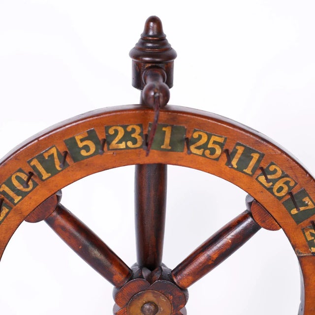 Late 19th Century Antique English Gaming Wheel For Sale - Image 5 of 10
