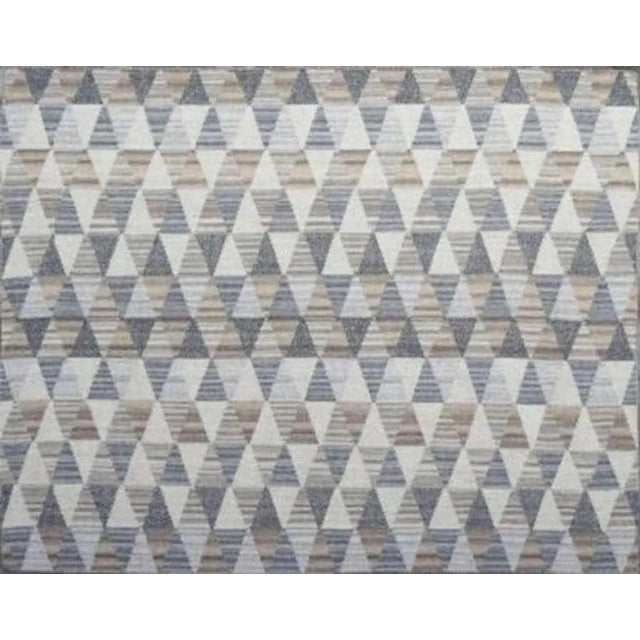 Handwoven European Style Flat Kilim Rug For Sale - Image 3 of 5