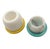 Mid 20th Century Multicolored Alabaster Candlestick Holder, Pair For Sale In Los Angeles - Image 6 of 10
