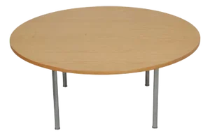 Circular Coffee Table in Oak from Hans Wegner, 1960s