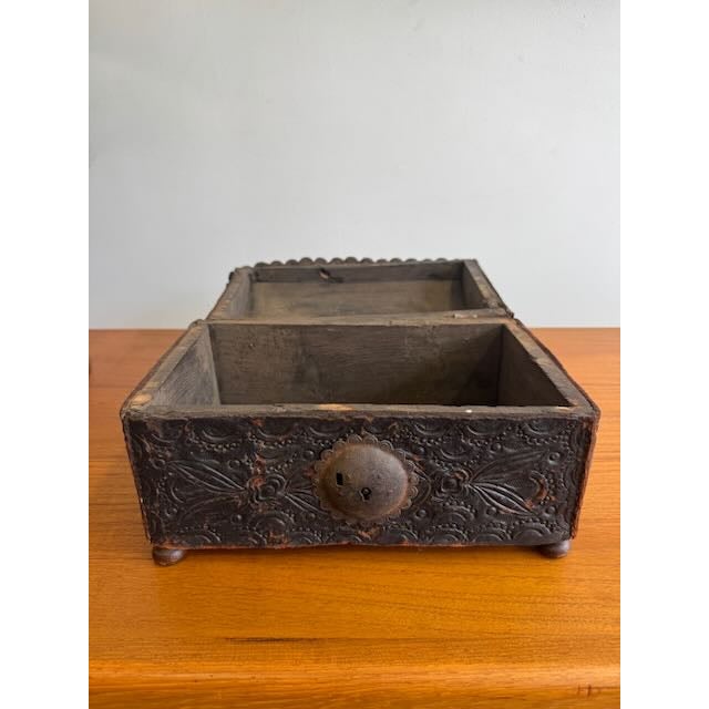 Antique Spanish "Petaca" Coffer Box For Sale - Image 4 of 7