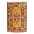 Early 20th Century Zabihi Collection Bright Yellow Turkish Melas Rug - 3'3" x 4'8" For Sale