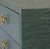 Worlds Away Matthew Izzo Home Getty Green Grasscloth Three Drawer Chest With Antique Brass Circle Drawer Pull For Sale - Image 4 of 7