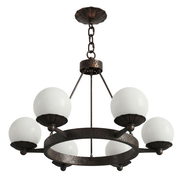 Vintage Brutalist Lamp with Art Deco Influences, 1950s For Sale - Image 17 of 17