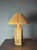 Mid-Century Boho Cork Table Lamp with Raffia Shade in the style of Ingo Maurer, 1970s For Sale - Image 18 of 18