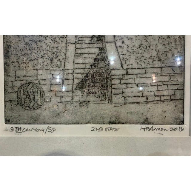Silver "19th Century/Sg"— Signed Framed Print, Herbert Simon Estate, 2016 For Sale - Image 8 of 10