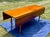 Up for sale is an exceptional, authentic mid-century modern American Colonial Revival solid cherry wood harvest dining...
