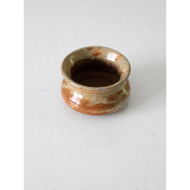 1980s Vintage Studio Pottery Vase For Sale - Image 5 of 7
