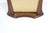 Wood Vintage Art Nouveau Style Black Walnut Wood Photo Frame for Table Top No Glare Glass 8”x10” For Sale - Image 7 of 11