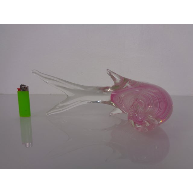 Pink Murano Glass Bird, Italy, 1960s For Sale - Image 11 of 18