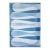 Minimalist Elipse, Unique Monotype Cyanotype of Wavy Stripes in Blue Tone, 2026 by Kinf of Cyan For Sale