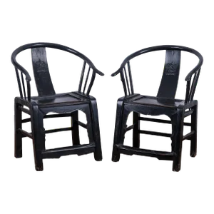 Chinese Horseshoe Chairs, 19th Century