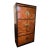 1970s Bernhardt Burlwood Asian Chinoiserie Armoire Cabinet 1970s For Sale