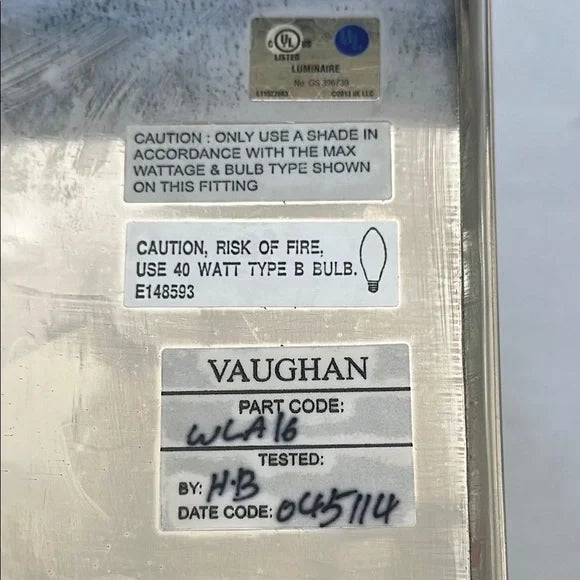 Please see website link for specifications/ tear sheet/ installation https://www.vaughandesigns.com/us/lighting/wall-...