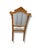 Mid-Century Modern Vintage Striped Side Chair For Sale - Image 3 of 6