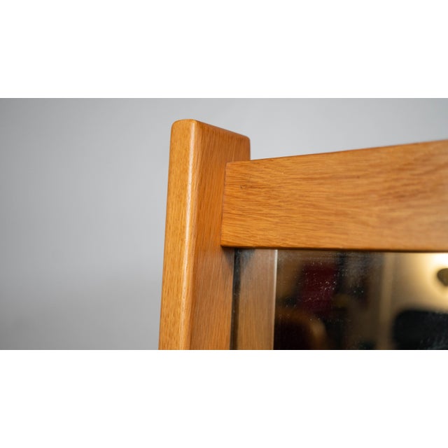 Vintage Charles Webb White Oak Mirror For Sale - Image 11 of 18