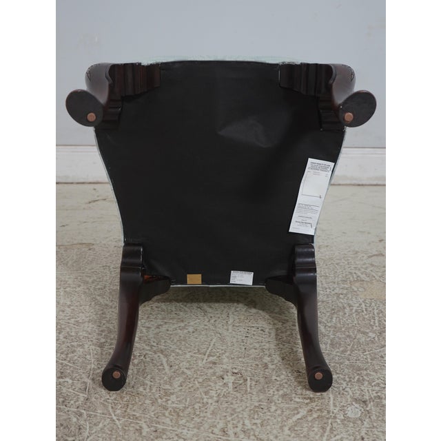 Set of 6 Cw-67 Colonial Williamsburg Damask Dining Room Chairs For Sale - Image 16 of 18