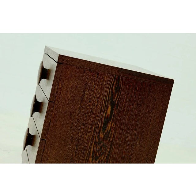 Vintage Wengé Drawer Cabinet, 1960s For Sale - Image 10 of 11
