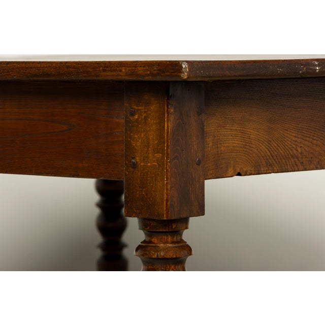 Mid-19th Century French Louis Philippe Oak Table For Sale - Image 11 of 16