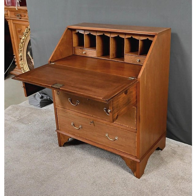 Early 20th Century English Scribe in Mahogany For Sale - Image 11 of 18