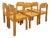 Vintage Beechwood Chairs, 1970s, Set of 6 For Sale