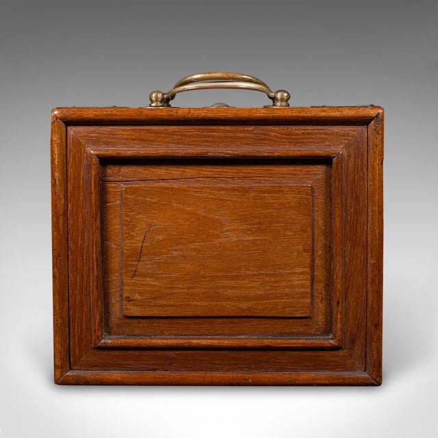 Victorian Antique Mahjong Case, Oriental, Teak Gaming Tile Box, Late Victorian, Circa 1900 For Sale - Image 3 of 12
