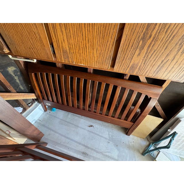 1990s Ethan Allen American Impressions Queen Bed Frame For Sale - Image 5 of 6