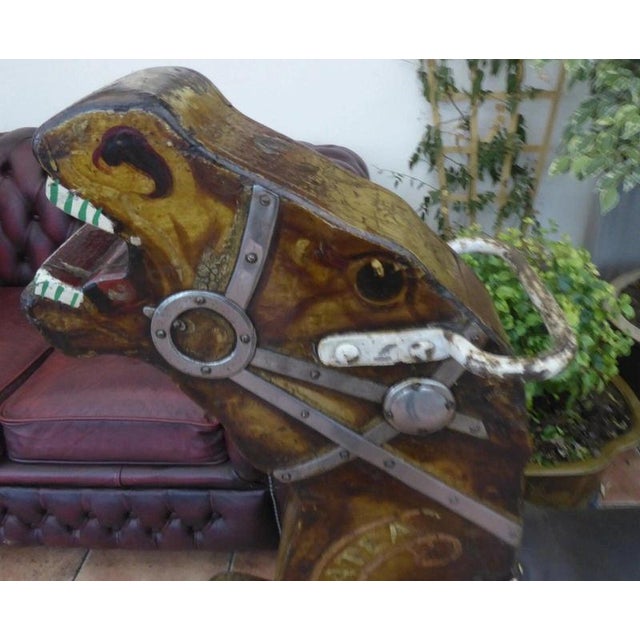 Antique Fairground Carnival Carousel Horse from Orton & Spooner, 1910 For Sale - Image 13 of 16