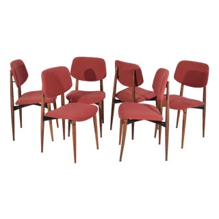 Chairs, Italy, 1960s, Set of 6 For Sale