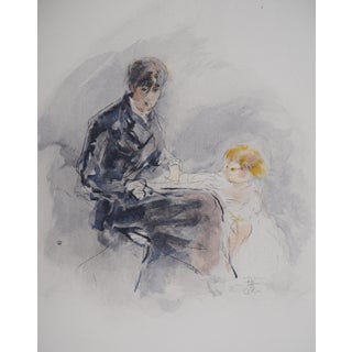 After Berthe Morisot, Self-portrait with Her Daughter, 1946, Lithograph For Sale