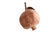 Terra Cotta Late 20th Century Artisan Hand-Molded Terracotta Pomegranate Sculptures With Metal Foliage - Pair For Sale - Image 8 of 9