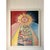 Yellow Board Vintage Signed Geometric Modernist Abstract Oil Painting For Sale - Image 8 of 14