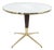 Wood and brass table in the style of Cesare Lacca For Sale