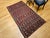 Mid 20th Century Vintage Moroccan Kilim Rug, Handwoven Wool & Cotton, Stripe Pattern, Red & Brown, 4x7 For Sale - Image 5 of 10