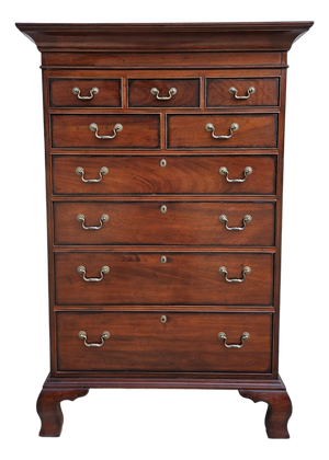 Drexel Heritage Georgian Mahogany Tall Dresser