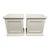 Pair of Pottery Barn Style Storage Cubes/End Tables For Sale