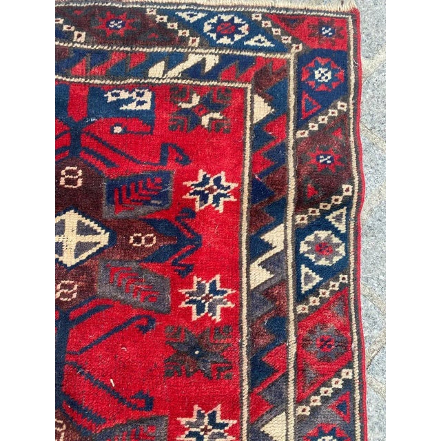 Textile Vintage Turkish Rug For Sale - Image 7 of 15