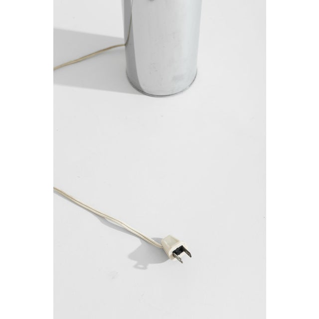 Bauhaus Nessen Studio, Cylindrical Chrome Table Lamp For Sale - Image 3 of 4