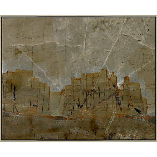 Abstract Dreams of Stone Canvas Framed Art For Sale - Image 3 of 3