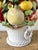 Vintage Italian Glazed Ceramic Fruit Topiary For Sale - Image 9 of 11