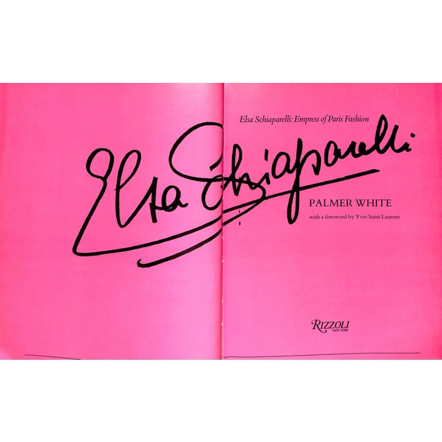 WHITE, Palmer [224] pp. Rizzoli 1986 First Edition 12" x 9 1/2" Sumptuous monograph on Mme Elsa Schiaparelli: the Empress...
