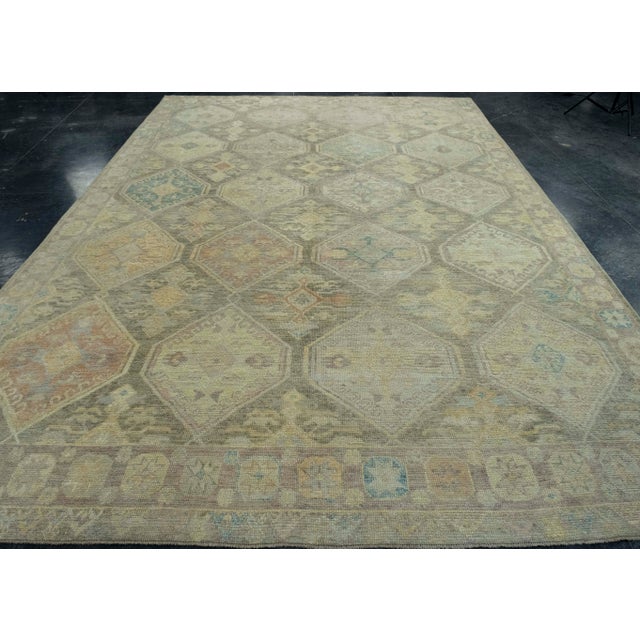 Turkish Oushak Rug 9' x 13'2" #18646 Explore a curated collection of hallway runners, wool rugs, and handmade masterpieces...
