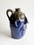 Powerful vintage ceramic face jug created by Dal Burtchaell, a maker associated with Georgia Folk Pottery traditions. This...