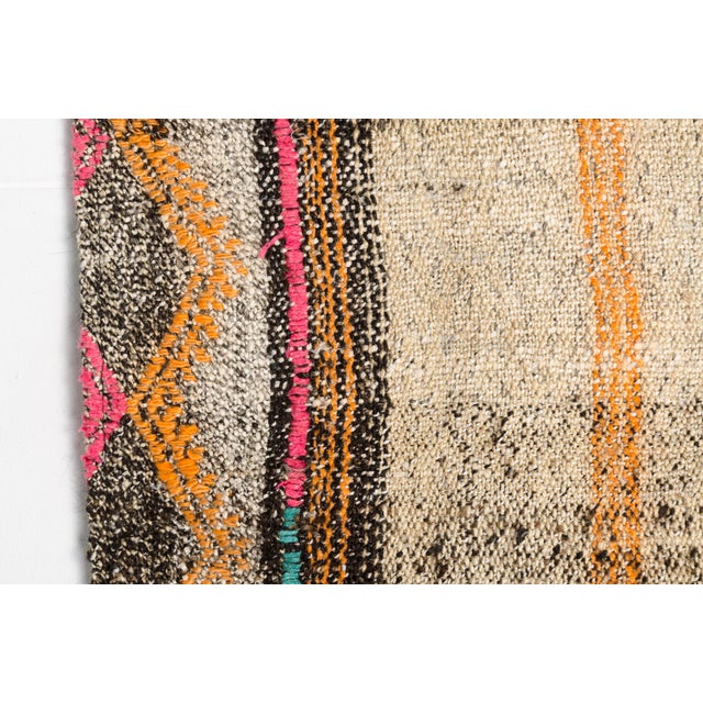 Decorative Vintage Anatolian Kilim Rug For Sale - Image 11 of 11