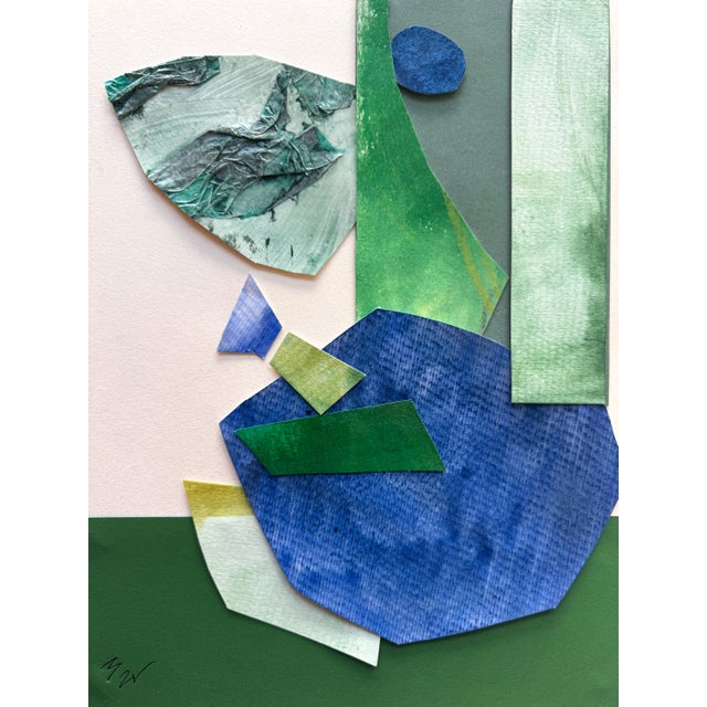 "Mr. Sunshine" Original Framed Collage on Paper by Zac Woodiel For Sale - Image 9 of 12
