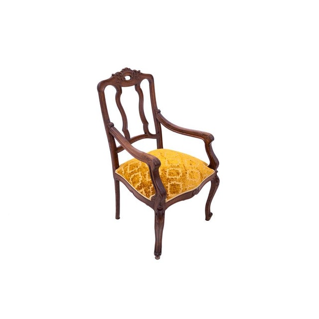 Brown Antique Armchairs, France, 1900, Set of 2 For Sale - Image 8 of 16