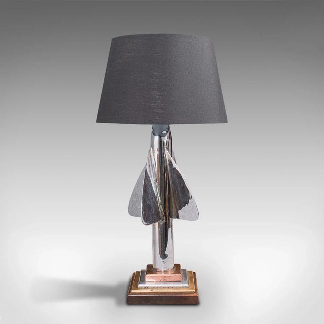 English 1930s Pair of Vintage English Maritime Desk Lamps For Sale - Image 3 of 13