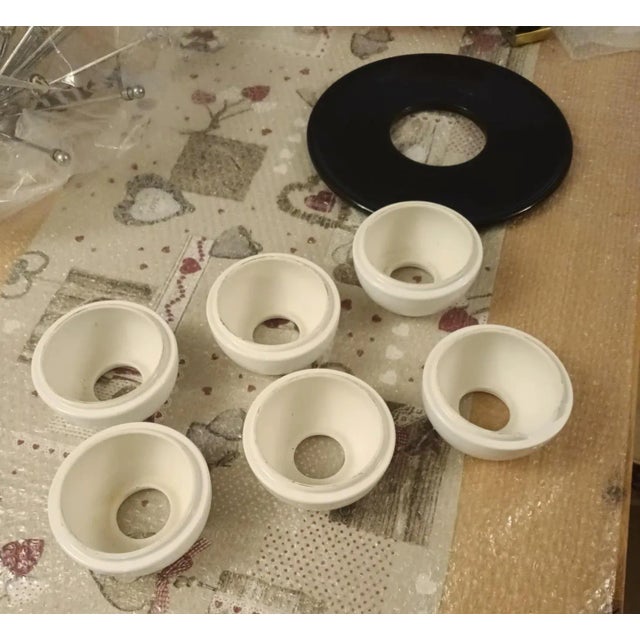 Mid 20th Century Ceramic Sconces - a Pair For Sale - Image 9 of 11